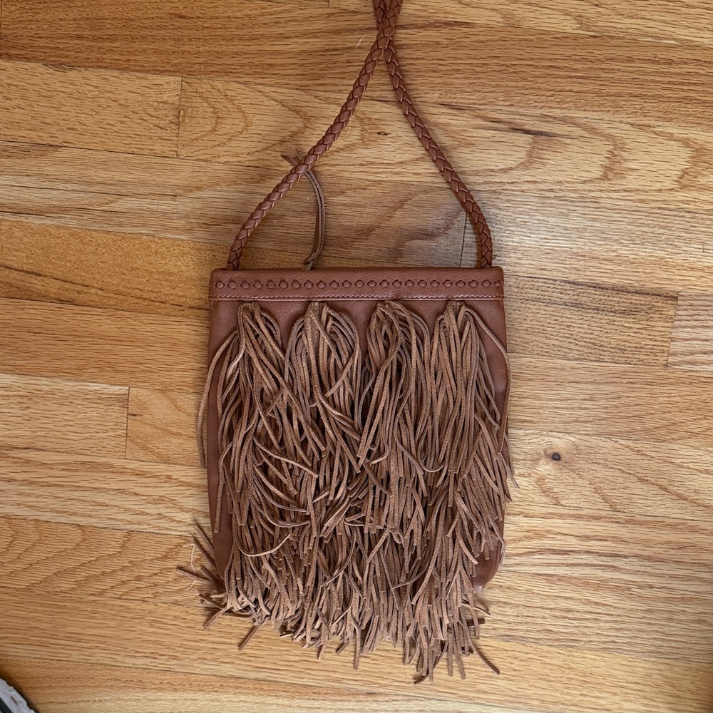 Sam Edelman Brown Fringe Bag